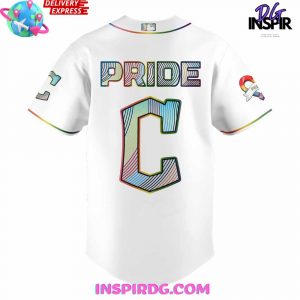 Cleveland Guardians LGBTQ Pride Night 2025 Baseball Jersey 3