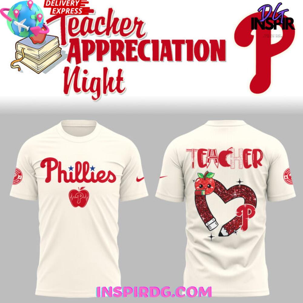 Philadelphia Phillies x Teacher Appreciation Night 2025 Collection Shirt