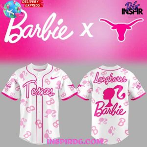 Texas Longhorns x 2025 Barbie Night Special Baseball Jersey
