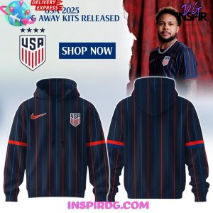 Men’s Nike USMNT 2025 Heartbeat Away Stadium Special Hoodie