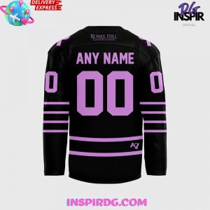 Huntsville Havoc Russel Hill Cancer Foundation Cancer Special Hockey Jersey 3