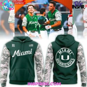 Miami Hurricanes 2025 Armed Forces Hoodie