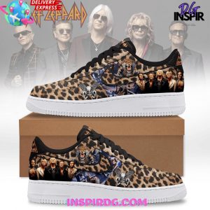 Def Leppard Rock Legend Leopard Limited Edition Nike Air Force 1