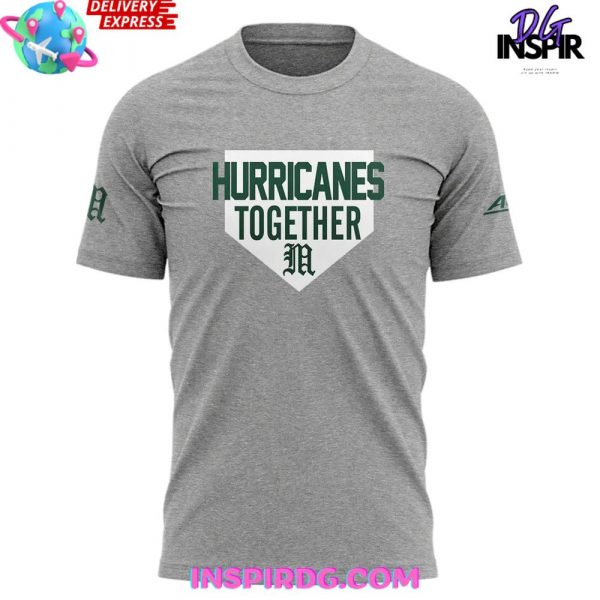 2025 Hurricanes Together Miami Hurricanes Special Edition Baseball T-Shirt