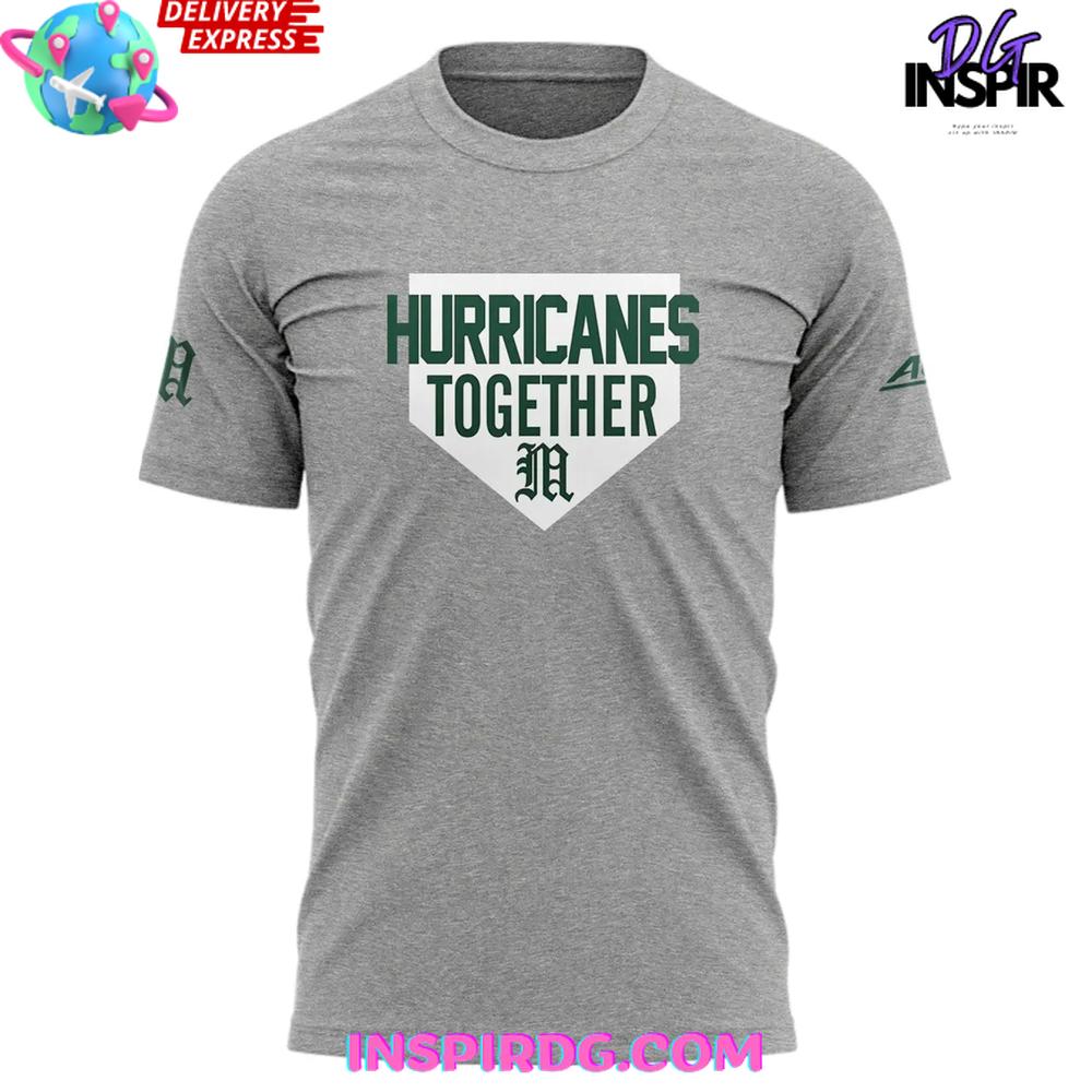 2025 Hurricanes Together Miami Hurricanes Special Edition Baseball T-Shirt 2025 Hurricanes Together Miami Hurricanes Special Edition Baseball T-Shirt