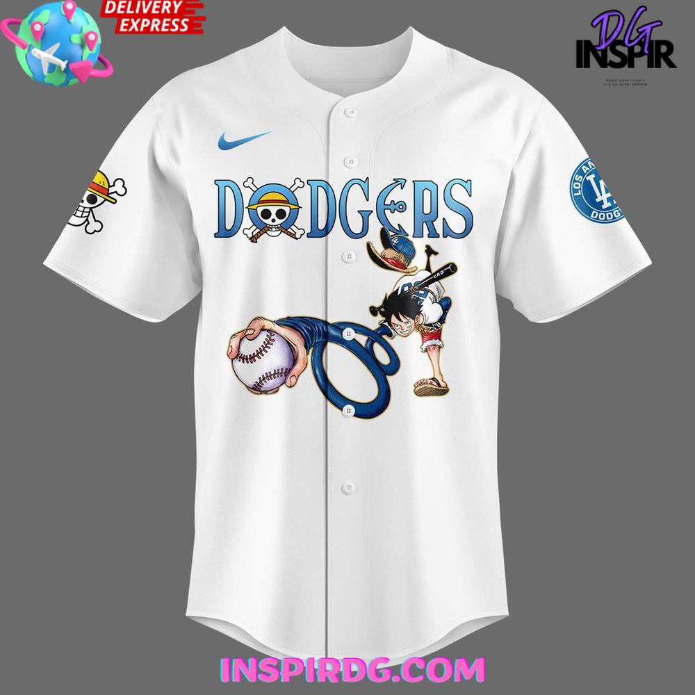 2025 One Piece Night x Los Angeles Dodgers Stadium Baseball Jersey 2025 One Piece Night x Los Angeles Dodgers Stadium Baseball Jersey