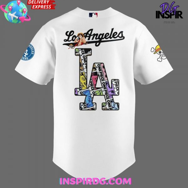 2025 One Piece Night x Los Angeles Dodgers Stadium Baseball Jersey