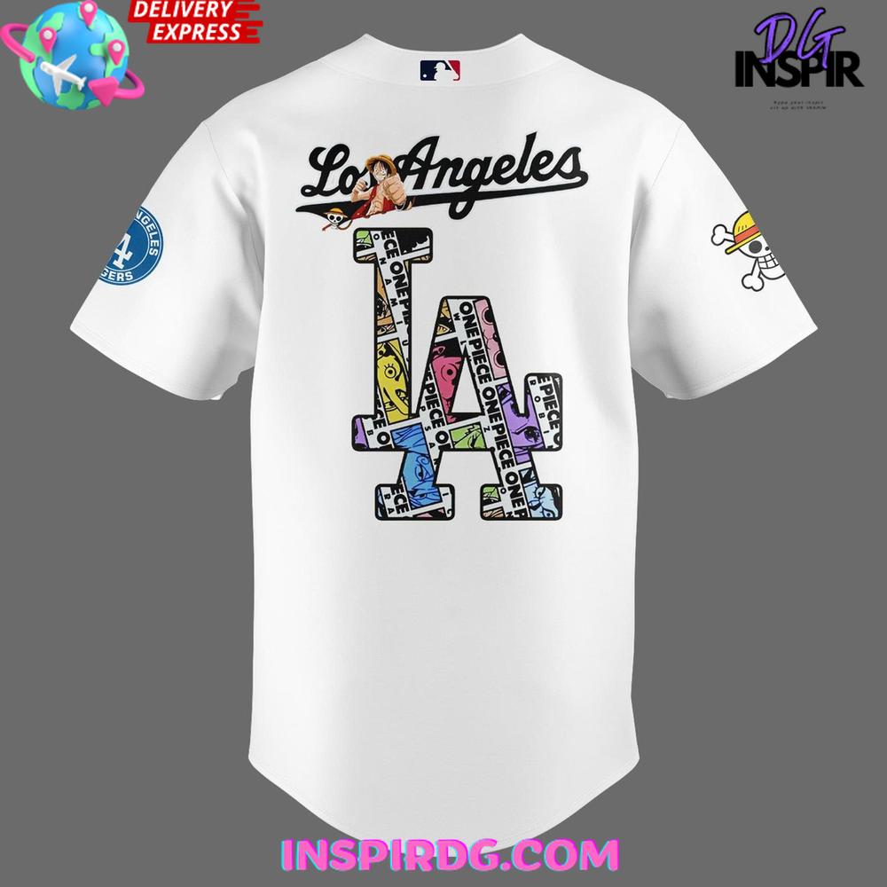 2025 One Piece Night x Los Angeles Dodgers Stadium Baseball Jersey 2025 One Piece Night x Los Angeles Dodgers Stadium Baseball Jersey