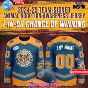Chicago Wolves 2025 Animal Adoption Awareness Special Hockey Jersey
