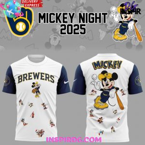 Milwaukee Brewers Mickey Mouse Night 2025 Shirt Collection