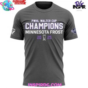 Minnesota Frost PWHL Walter Cup Champions 2025 T-Shirt