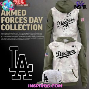 Los Angeles Dodgers 2025 Armed Forces Day Collection Hoodie
