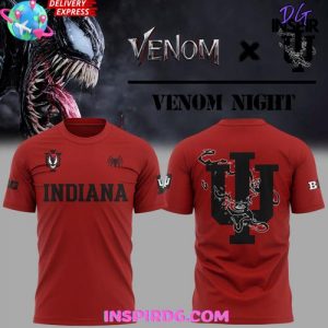 Indiana Hoosiers x Venom Night 2025 Special T-Shirt