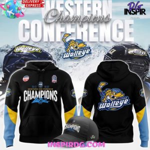 Toledo Walleye 2025 ECHL Western Conference Champions Edition Hoodie