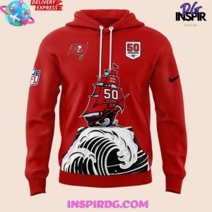 Tampa Bay Buccaneers Celebrate The Legacy of 50 Seasons Red Hoodie