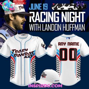 Rocket City Trash Pandas 2025 Racing Night Edition Baseball Jersey