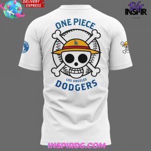 2025 One Piece Night x Los Angeles Dodgers Stadium T Shirt 3