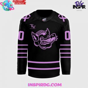 Huntsville Havoc Russel Hill Cancer Foundation Cancer Special Hockey Jersey
