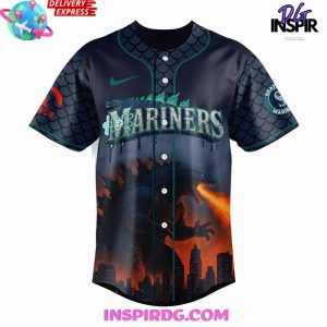 Seattle Mariners x Godzilla Special Edition Baseball Jersey