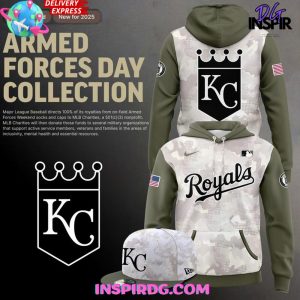 Kansas City Royals 2025 Armed Forces Day Collection Hoodie