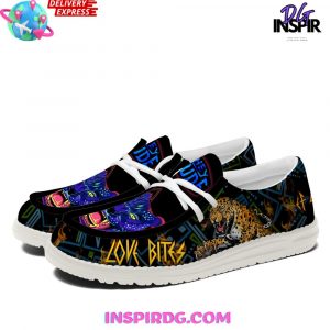 Def Leppard Love Bites Limited Edition Heydude Shoes