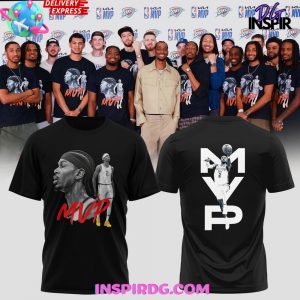 SHAI GILGEOUS-ALEXANDER 2025 NBA MVP BLACK SHIRT COLLECTION