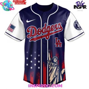 Los Angeles Dodgers MLB Independence Day 2025 Baseball Jersey