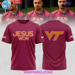 Virginia Tech Hokies Jesus Won 2025 T-Shirt