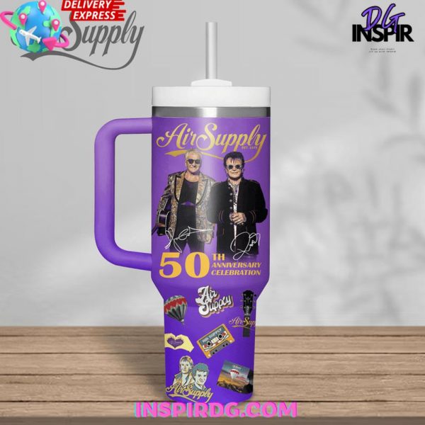 Air Supply 50th Anniversary Celebration Stanley Tumbler Cup