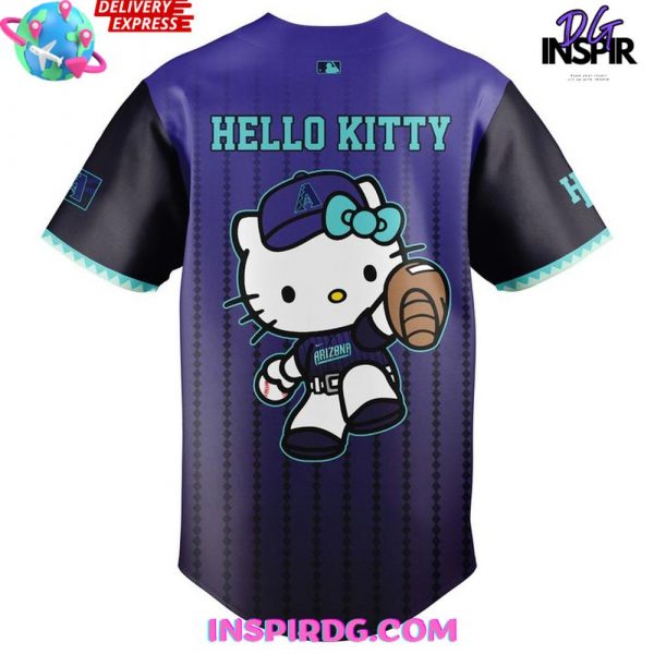 Arizona Diamondbacks 2025 City Connect Hello Kitty Baseball Jersey