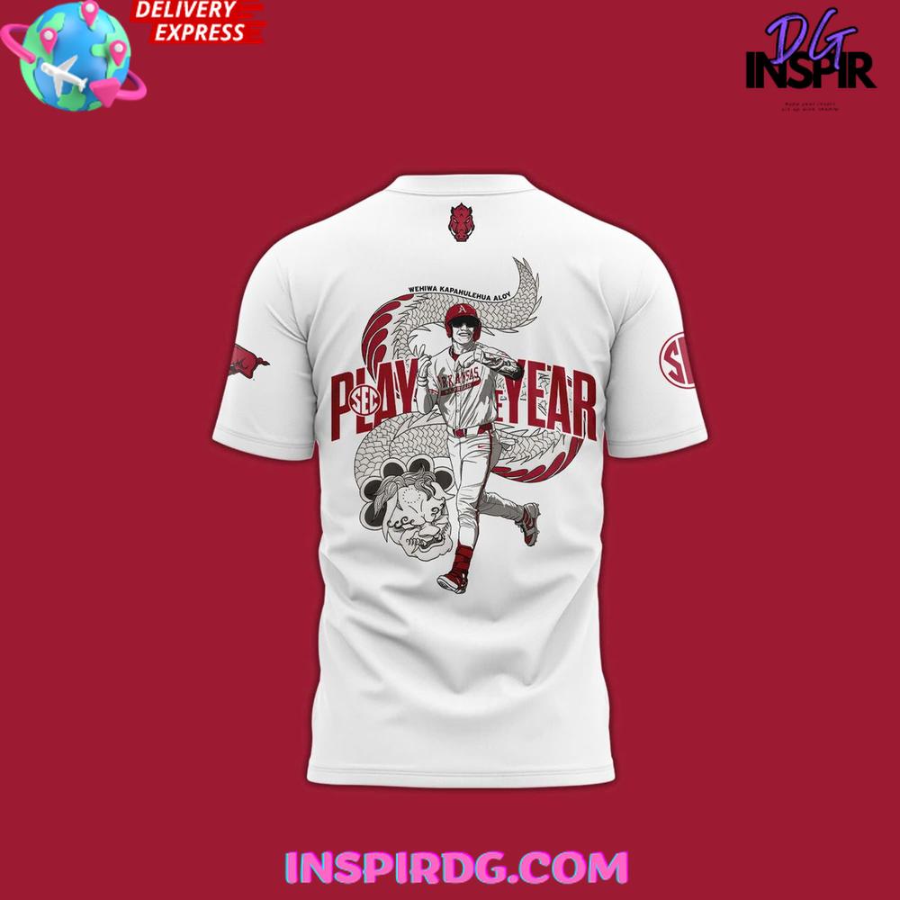 Arkansas Razorbacks Player Of The Year 2025 Special T-Shirt Arkansas Razorbacks Player Of The Year 2025 Special T-Shirt