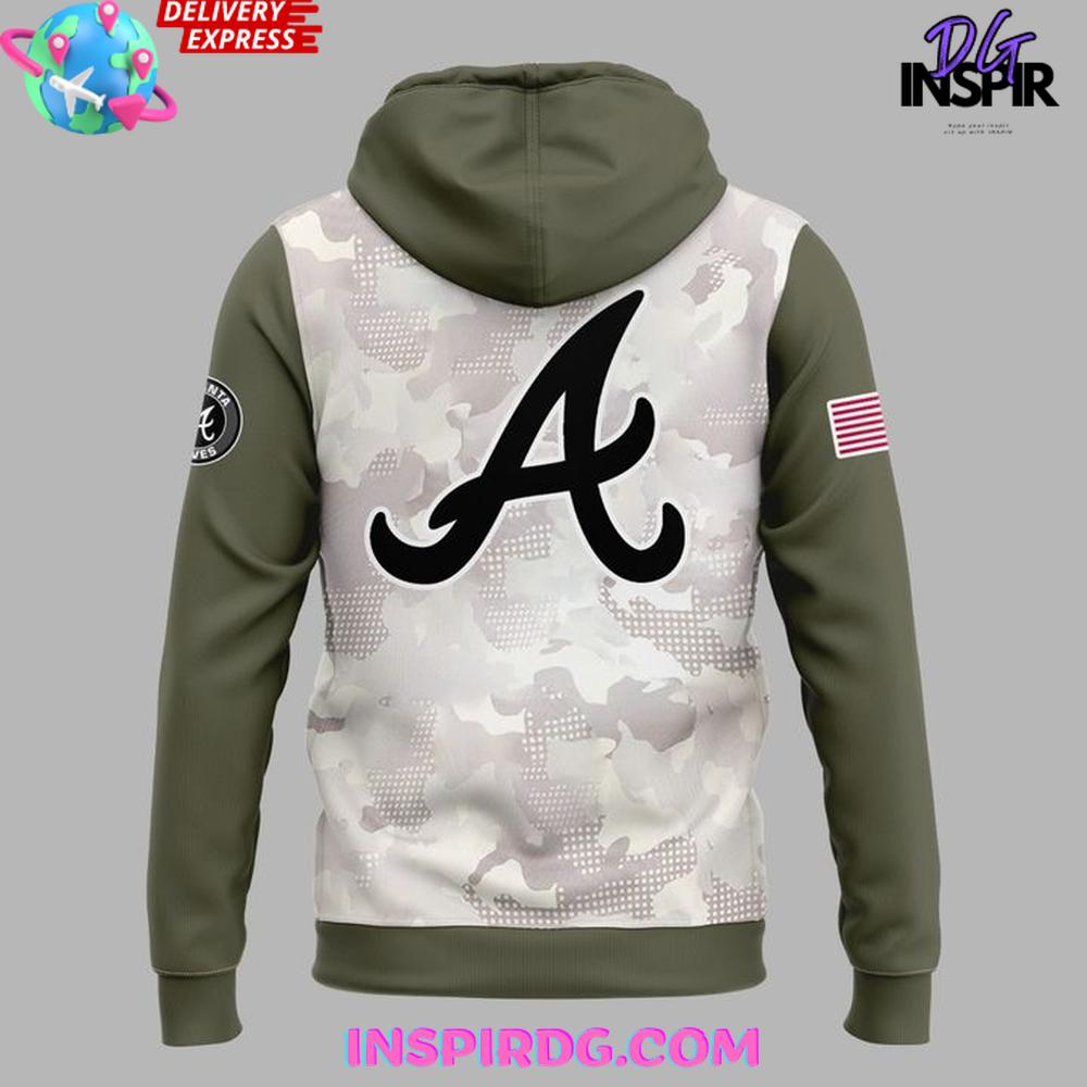Atlanta Braves 2025 Armed Forces Day Collection Hoodie Atlanta Braves 2025 Armed Forces Day Collection Hoodie