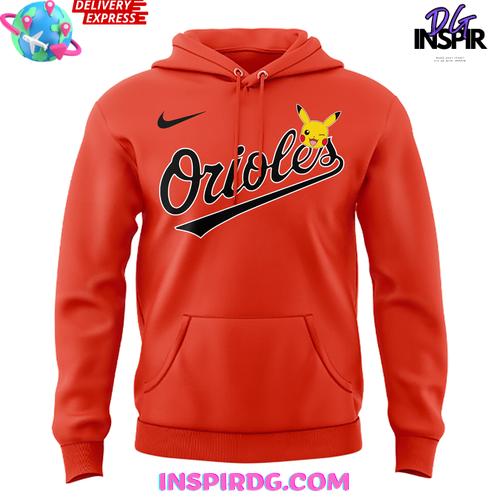 Baltimore Orioles x Pokémon Go 2025 Hoodie Baltimore Orioles x Pokémon Go 2025 Hoodie