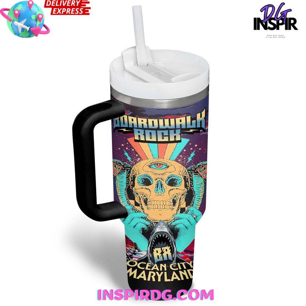 Boardwalk Rock Ocean City Maryland Special Stanley Tumbler Cup Boardwalk Rock Ocean City Maryland Special Stanley Tumbler Cup