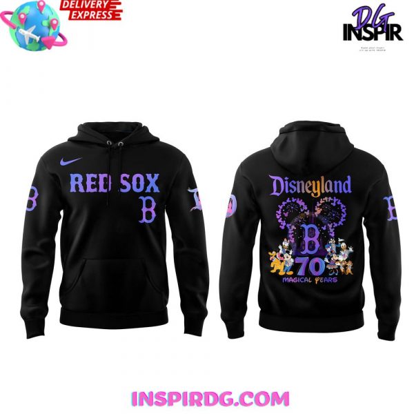 Boston Red Sox Disneyland 70th Magical Years Special Hoodie