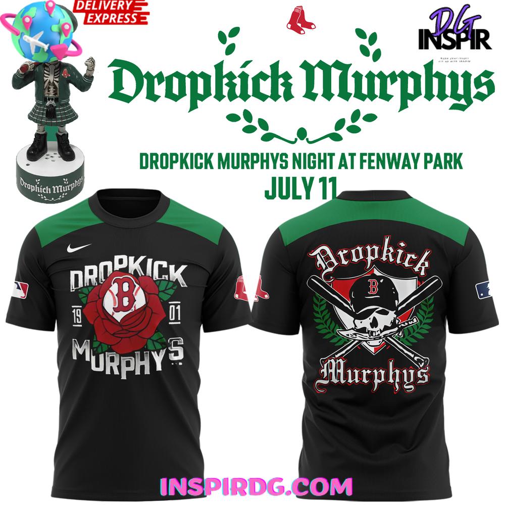 Boston Red Sox x Dropkick Murphys Night 2025 T-Shirt Boston Red Sox x Dropkick Murphys Night 2025 T-Shirt