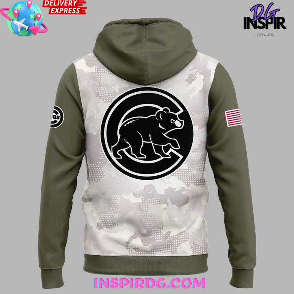 Chicago Cubs 2025 Armed Forces Day Collection Hoodie Chicago Cubs 2025 Armed Forces Day Collection Hoodie