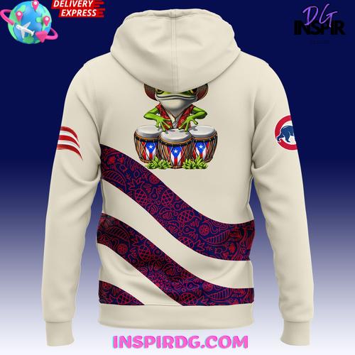 Chicago Cubs Puerto Rican Heritage 2025 Hoodie Chicago Cubs Puerto Rican Heritage 2025 Hoodie