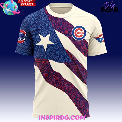 Chicago Cubs Puerto Rican Heritage 2025 T-Shirt Chicago Cubs Puerto Rican Heritage 2025 T-Shirt