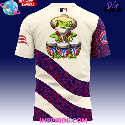 Chicago Cubs Puerto Rican Heritage 2025 T-Shirt Chicago Cubs Puerto Rican Heritage 2025 T-Shirt