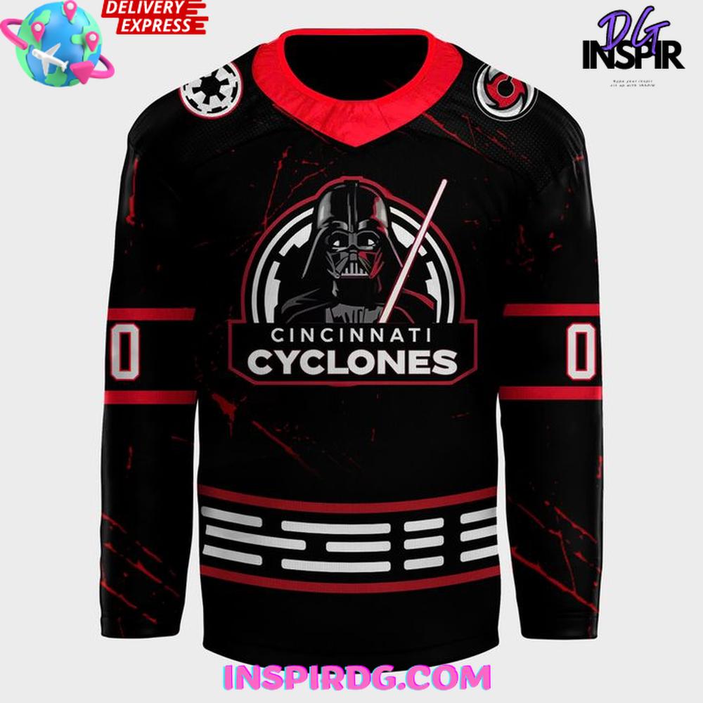 Cincinnati Cyclones 2025 Star Wars Night Offical Hockey Jersey Cincinnati Cyclones 2025 Star Wars Night Offical Hockey Jersey