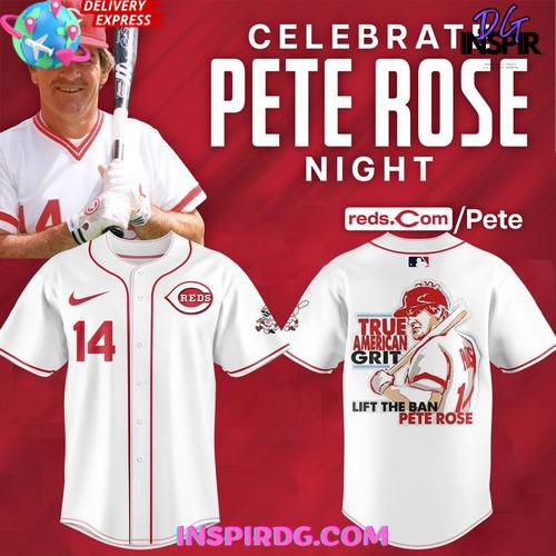 Cincinnati Reds x Pete Rose Night Collections 2025 Special Jersey Cincinnati Reds x Pete Rose Night Collections 2025 Special Jersey
