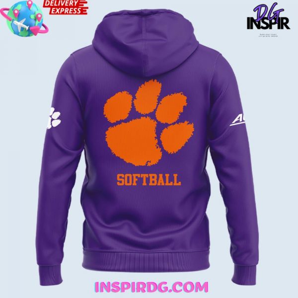 Clemson Tigers 2025 ACC Softball Conference Tournament Champions Hoodie