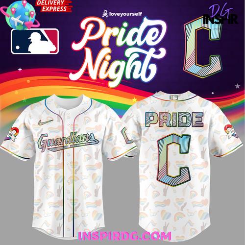 Cleveland Guardians LGBTQ Pride Night 2025 Special Baseball Jersey