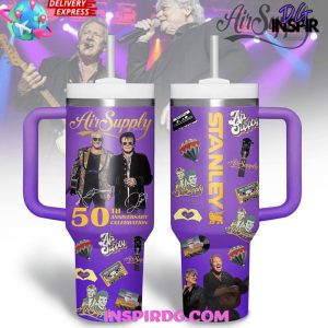 Air Supply 50th Anniversary Celebration Stanley Tumbler Cup