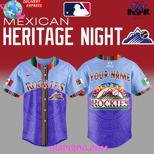 Colorado Rockies 2025 Mexican Heritage Night Special Jersey