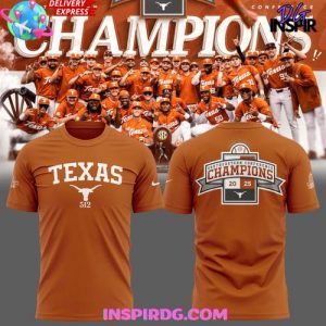 Texas Longhorns Sec Regular Season Title Special Orange T-Shirt