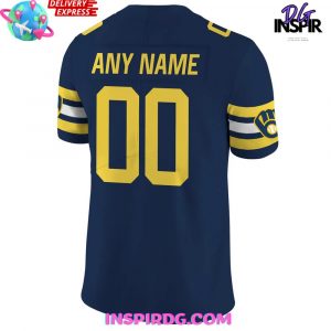 Milwaukee Brewers New Uniform 2025 Football Jersey 3
