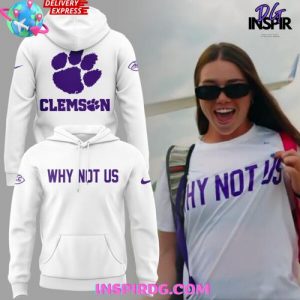Clemson Tiger Softball Why Not Us 2025 Hoodie