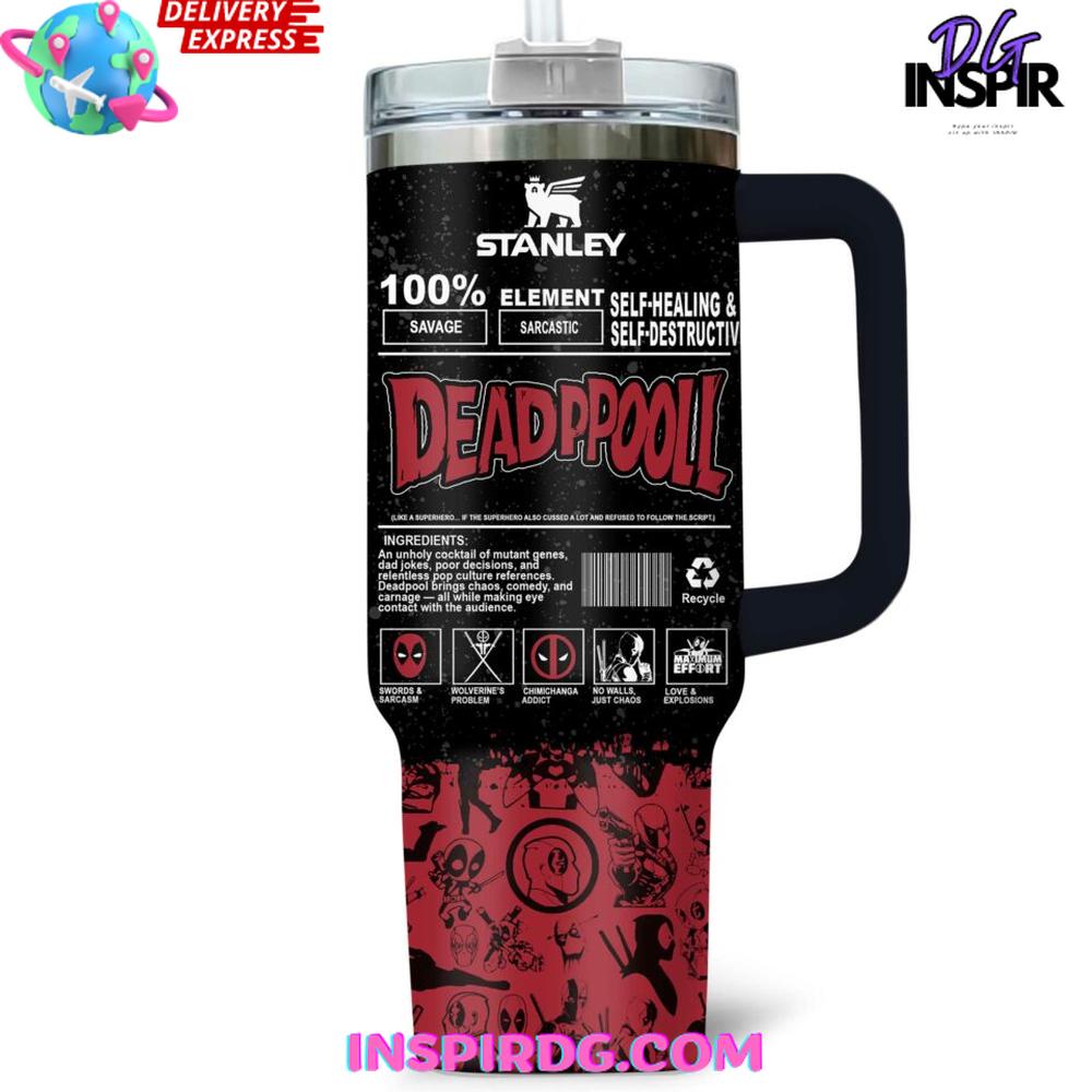 Deadpool x Stanley Limited Edition Tumbler Cup Deadpool x Stanley Limited Edition Tumbler Cup